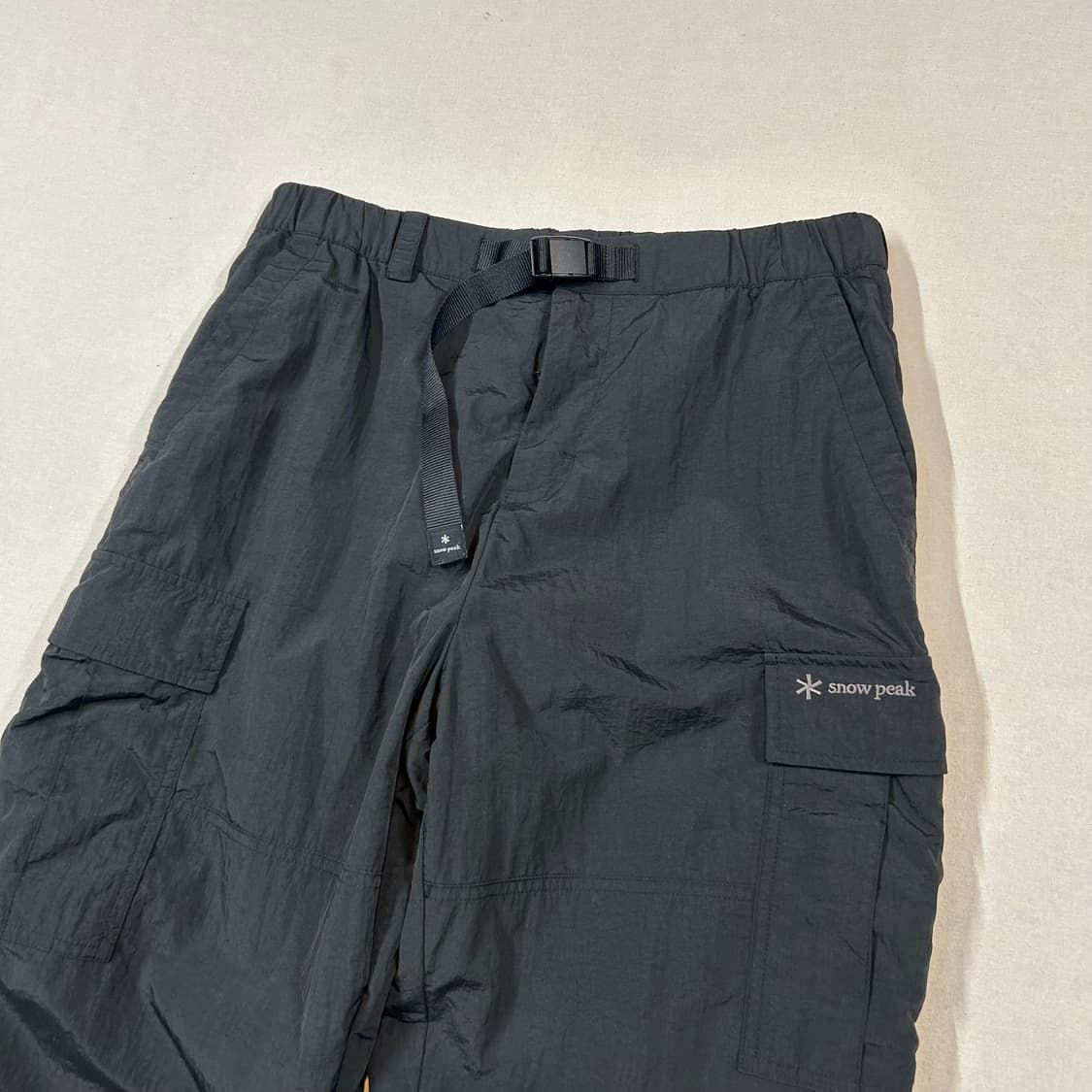 M) 스노우피크 나일론 블랙 카고 팬츠 상품이미지2