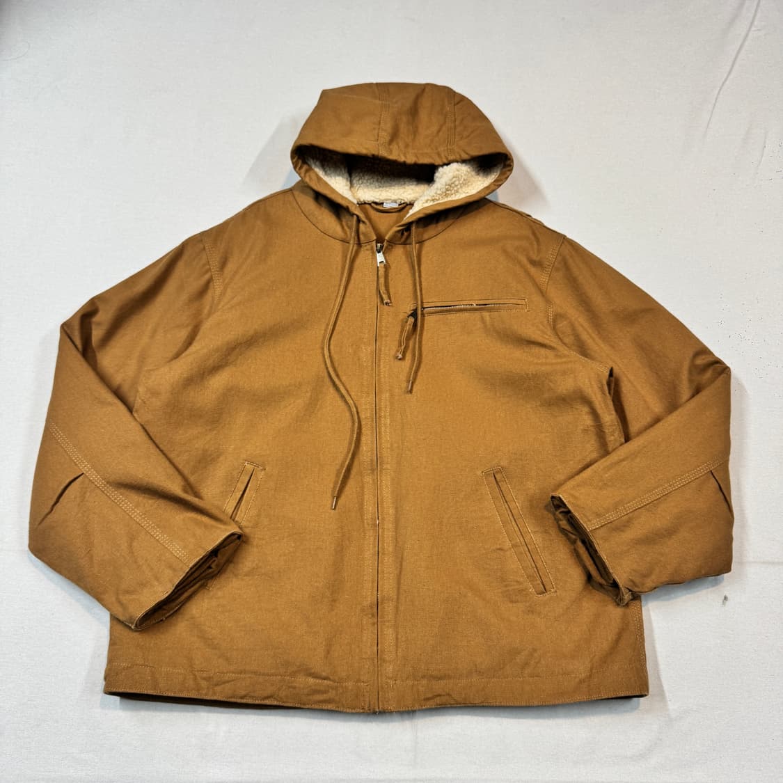 M) USA 워크웨어 덕캔버스 액티브 자켓 브라운 상품이미지1