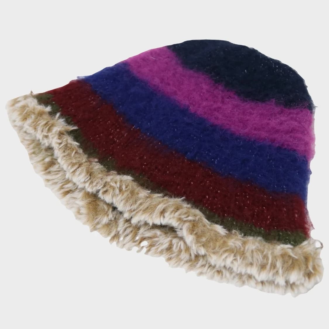 스트라이프 니트 버킷햇 63355 상품이미지1