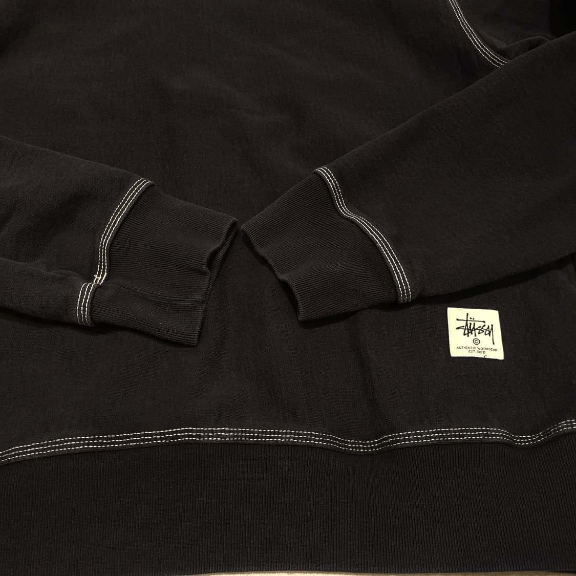 스투시 콘트라스트 스티치 맨투맨 L 상품이미지4