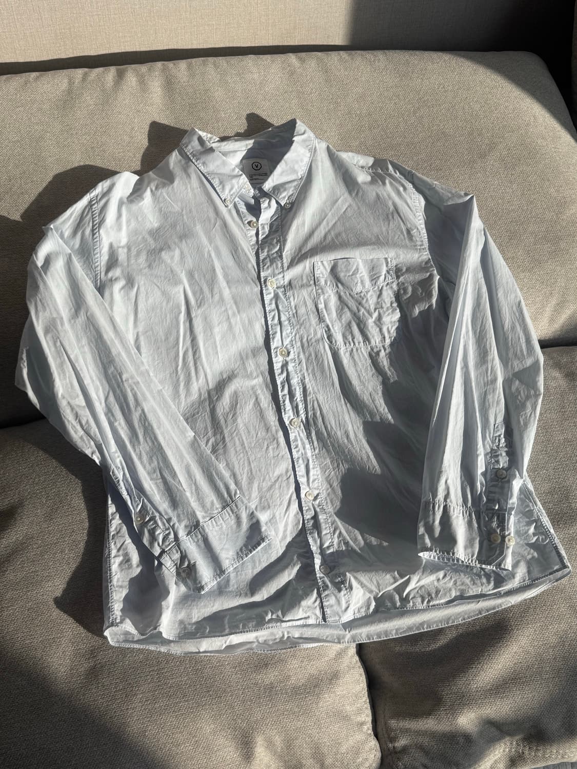 비즈빔 핀 스트라이프 셔츠 상품이미지1