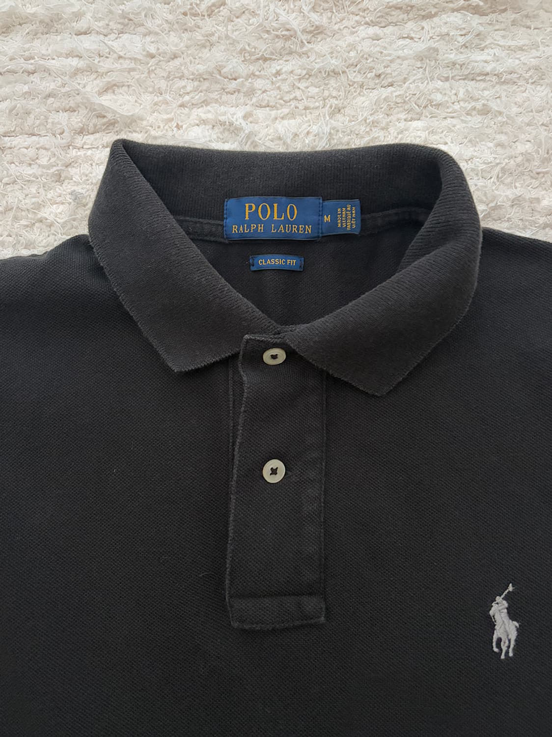 폴로 블랙 카라티 피케티 반팔 상품이미지5