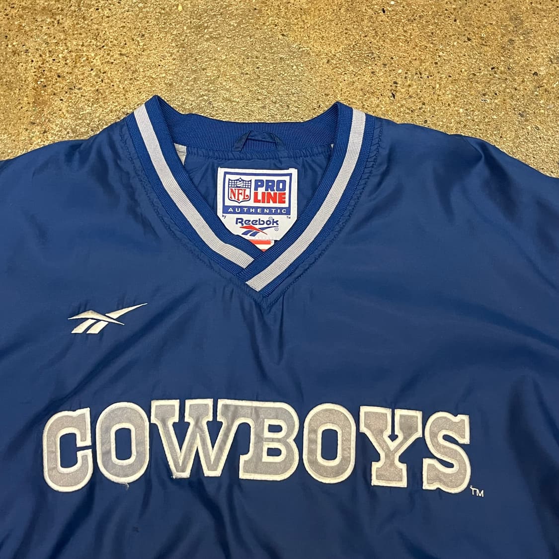 레어 미국 빈티지 NFL COWBOY 카우보이 풀오버 바람막이 상품이미지5