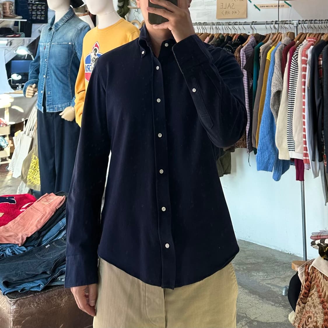 (착용컷) SHIPS 셔츠 (남성용 100) 상품이미지3