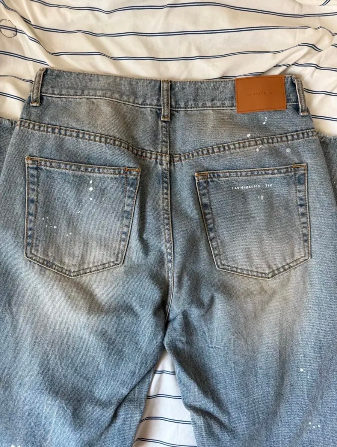 [페이탈리즘] #0237 trabus paint jeans 46 상품이미지2