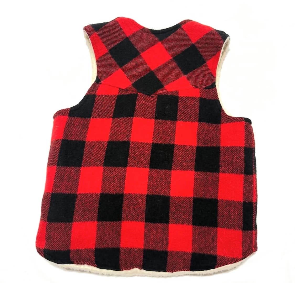 Shane - 80s 플리스 울 헌팅 베스트 상품이미지2