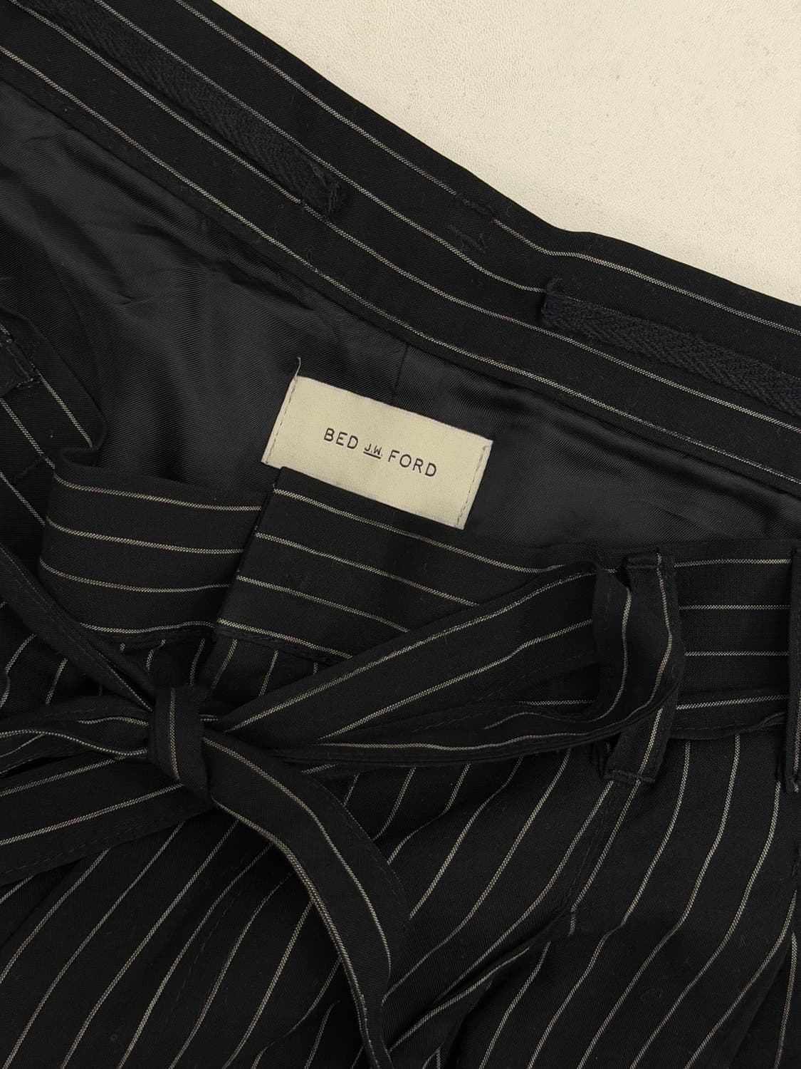 Bed j.w. ford 베드포드 투턱 스트라이프 팬츠 상품이미지7