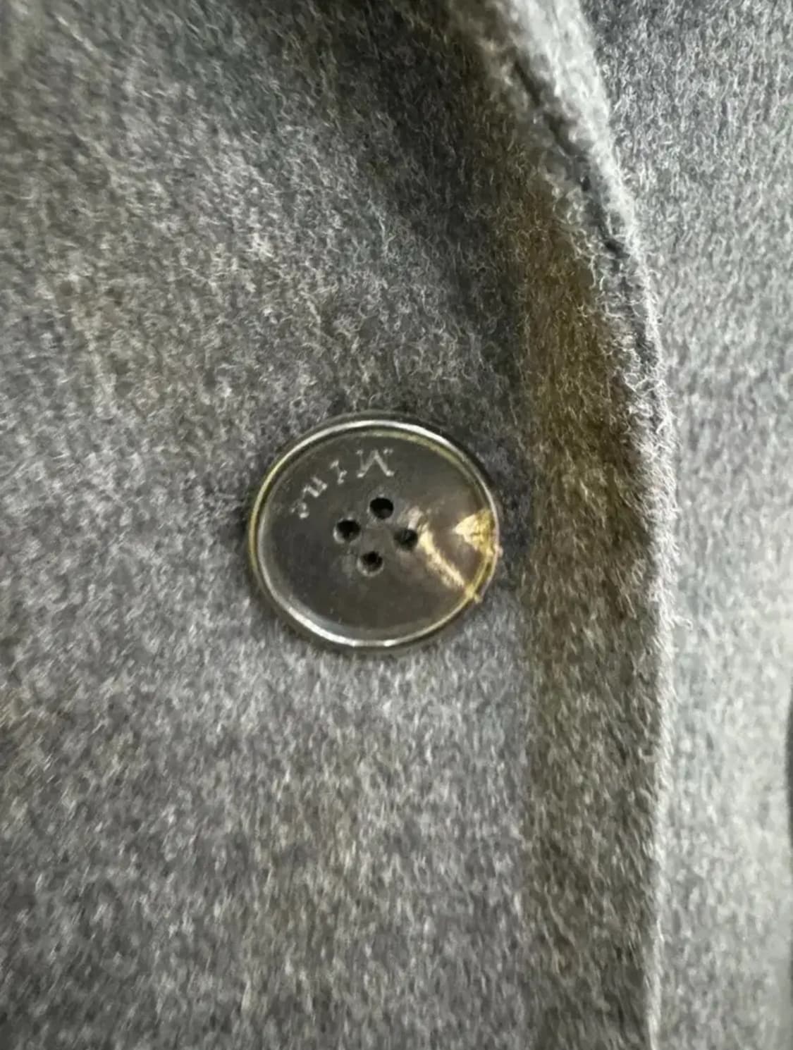 MINE 마인 울 블렌드 테일러드 자켓 / 차콜 그레이 / 클래식 슬림핏 상품이미지3