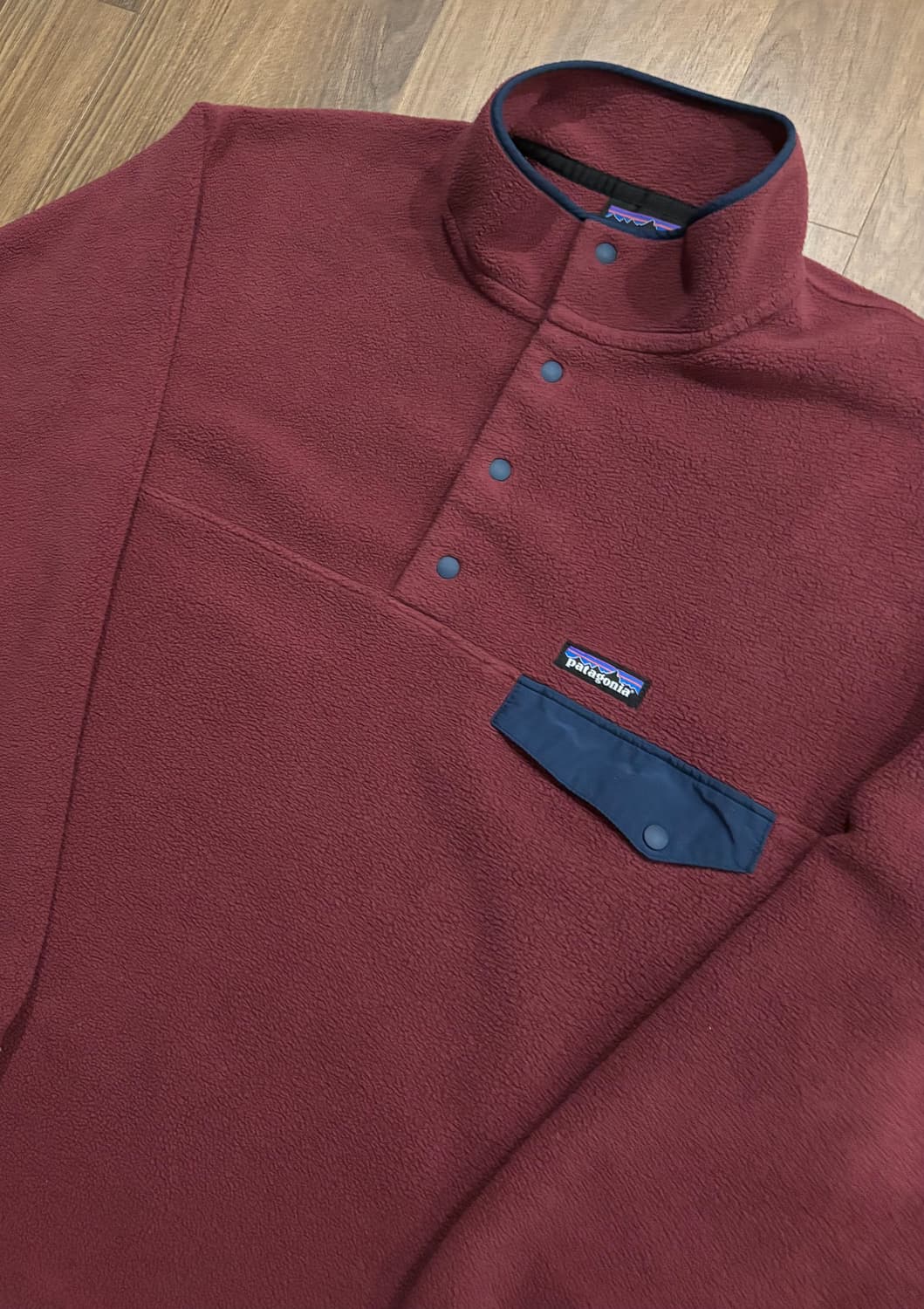 파타고니아 헤비웨이트 신칠라 버건디 L사이즈 상품이미지3