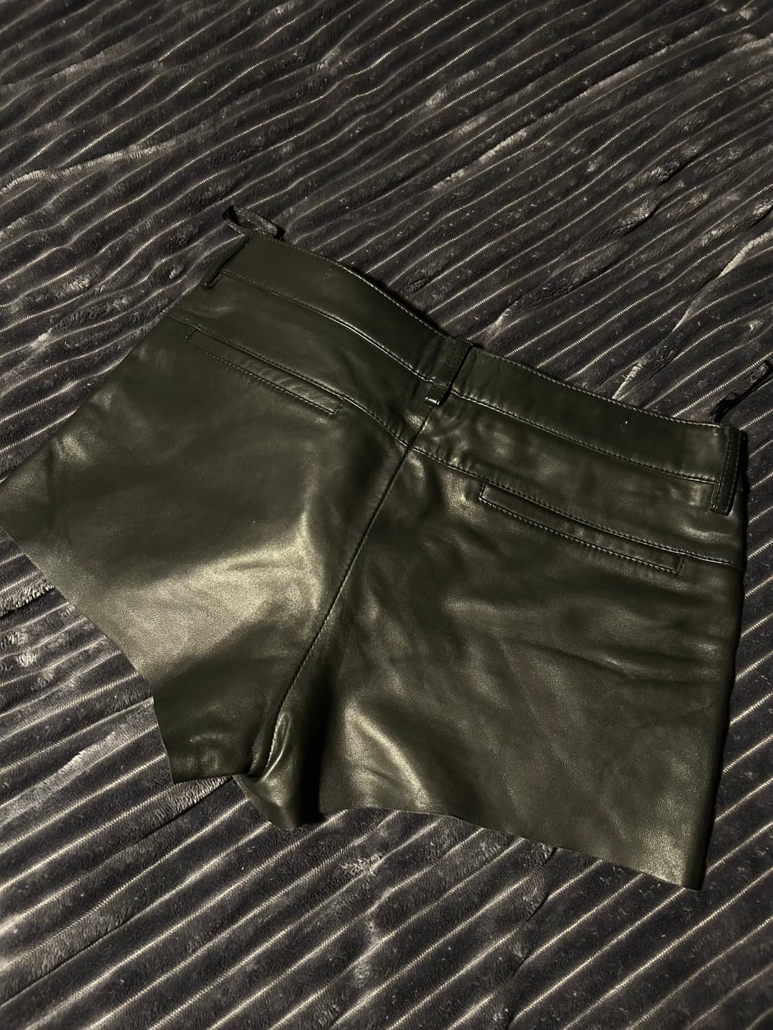 Sheep Skin Stud Detail Leather Pants 상품이미지4