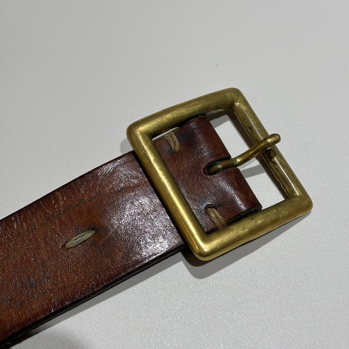 34) visvim 비즈빔 콤비 패널 플레인 벨트 상품이미지2