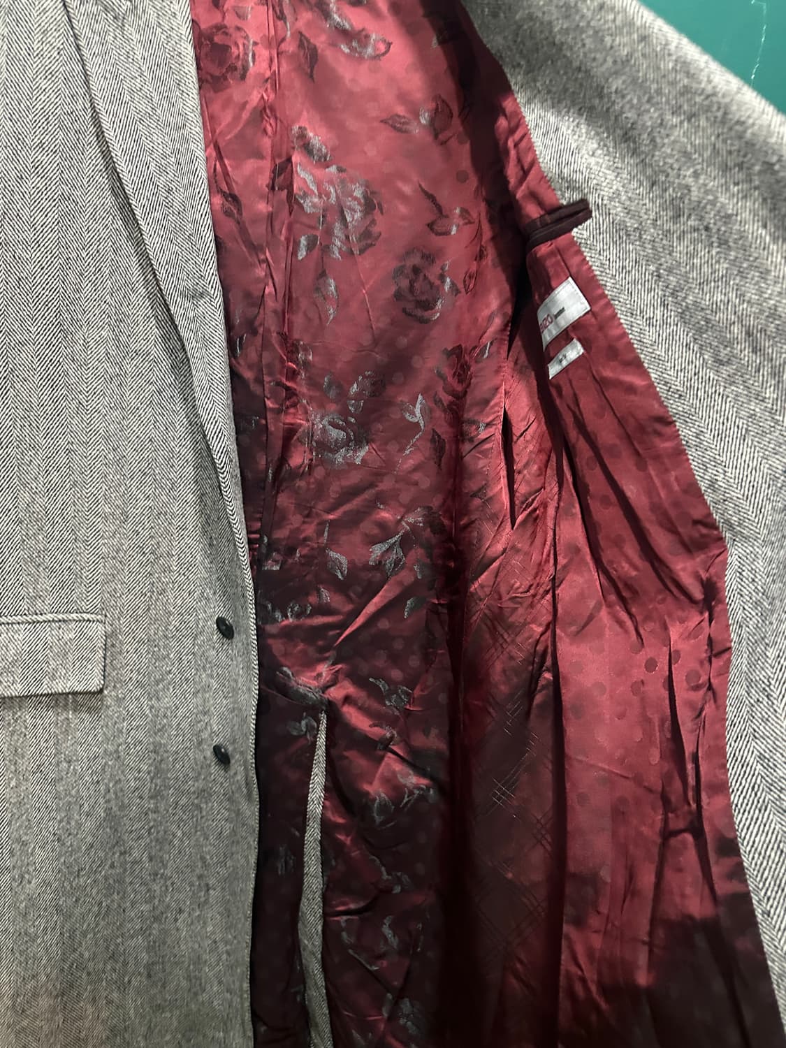 겐조 울 해링본 3B 코트95-100 상품이미지4