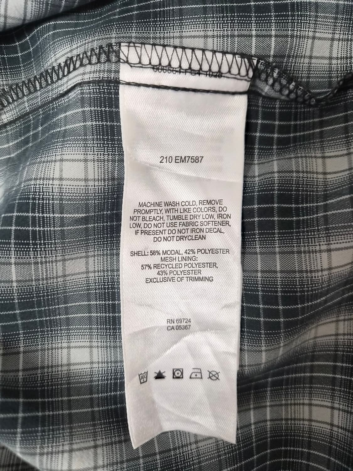 콜롬비아Columbia 체크 셔츠 XL사이즈 - S324 상품이미지5