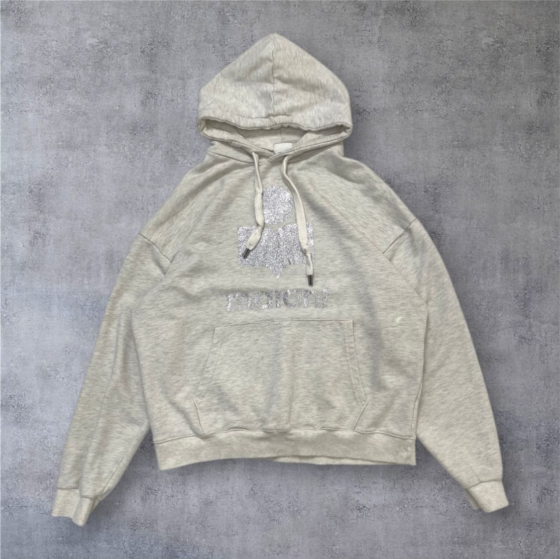 이자벨마랑 Isabel marant 아이보리 글리터 로고 후드티 F 상품이미지1
