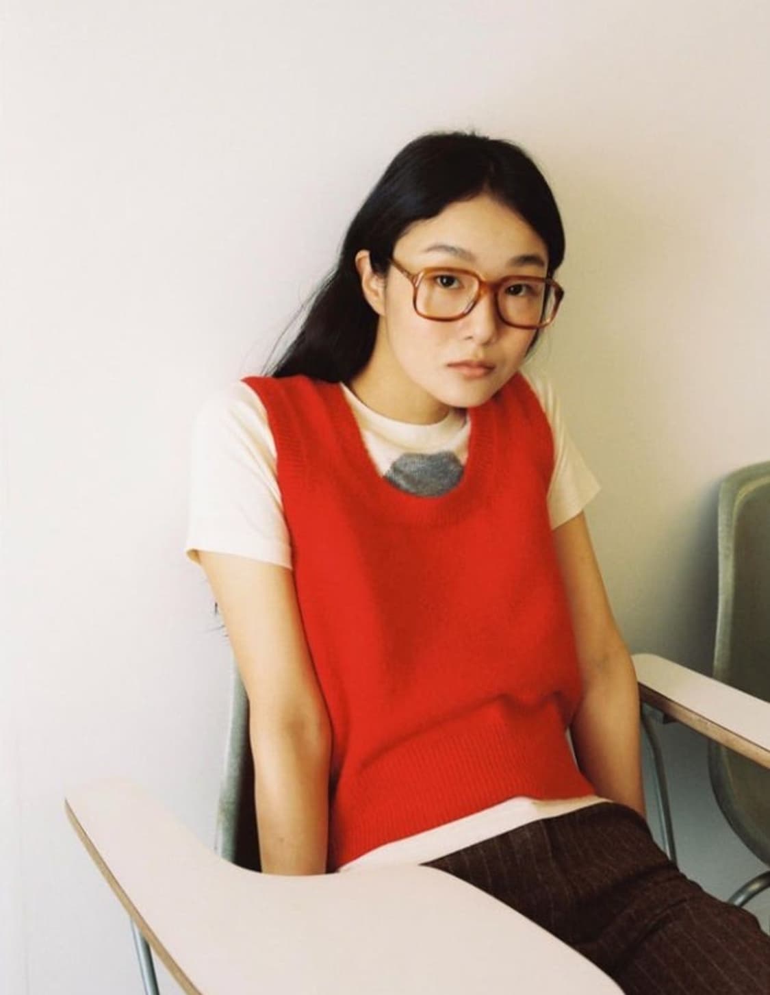 포니테일 크래용 니트 베스트 판매 상품이미지3