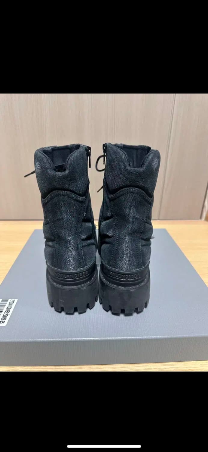 (42) 발렌시아가 컴뱃 스트라이크 20mm 부츠 블랙 상품이미지4