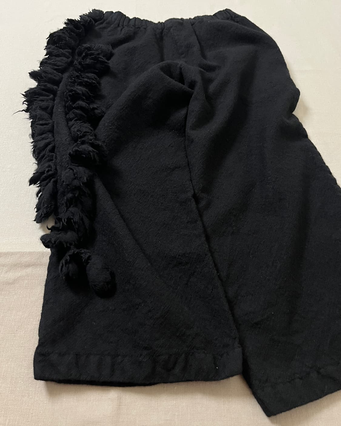 꼼데가르송 축융 울 사이드 테슬 이지팬츠 comme des garcons 상품이미지8