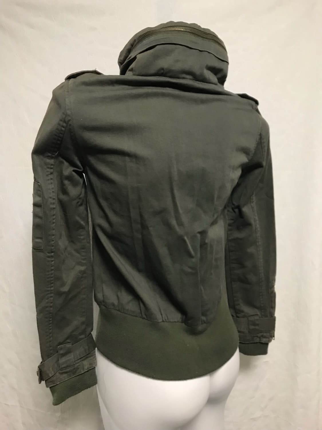 빈티지 00s y2k 하이넥 집업 버튼 자켓 점퍼 상품이미지8