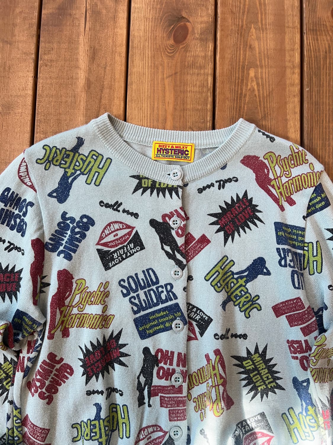 히스테릭 글래머 걸 프린트 가디건 상품이미지7