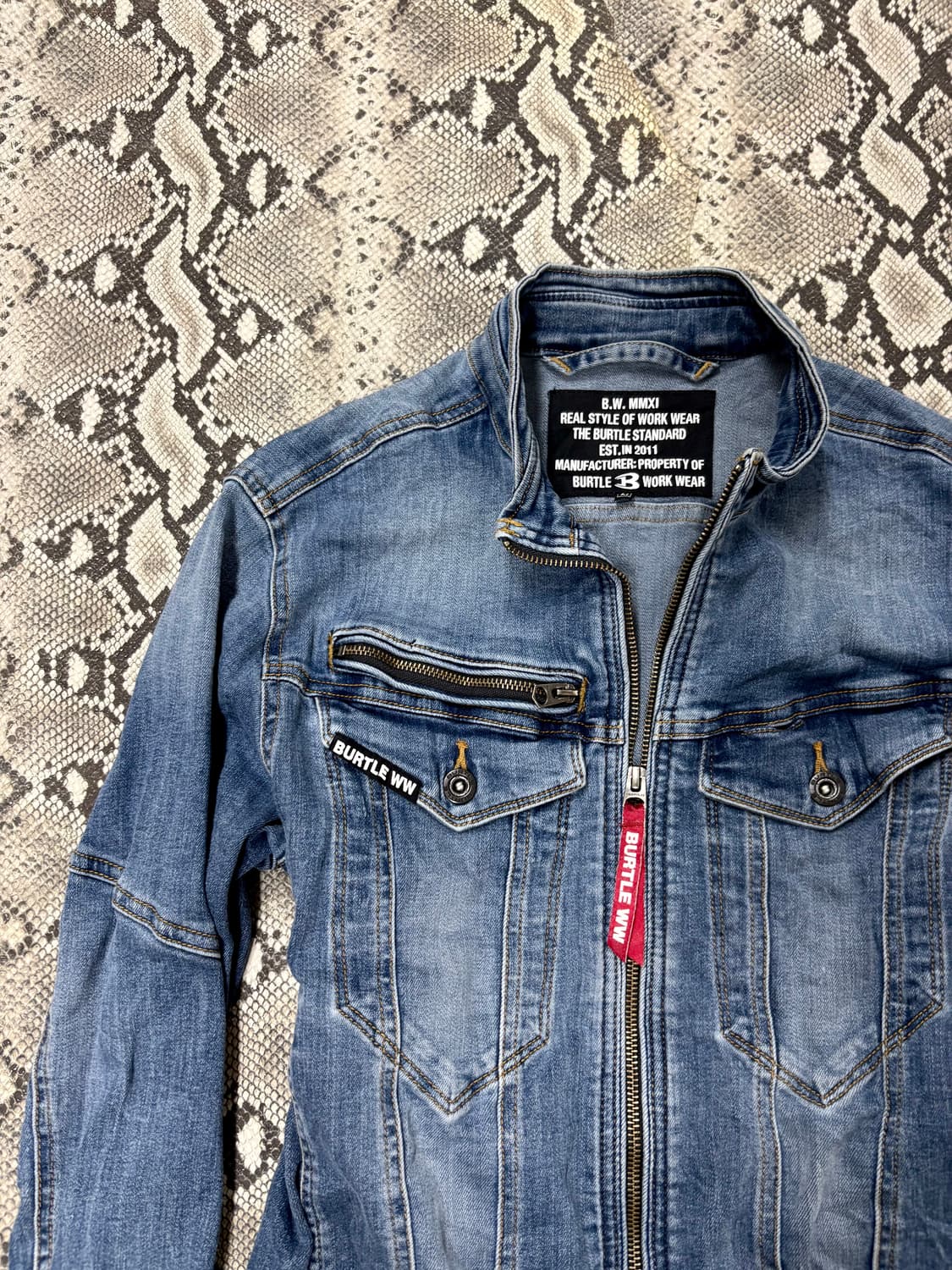 “Vintage”Y2K Mood Denim Jacket 상품이미지3