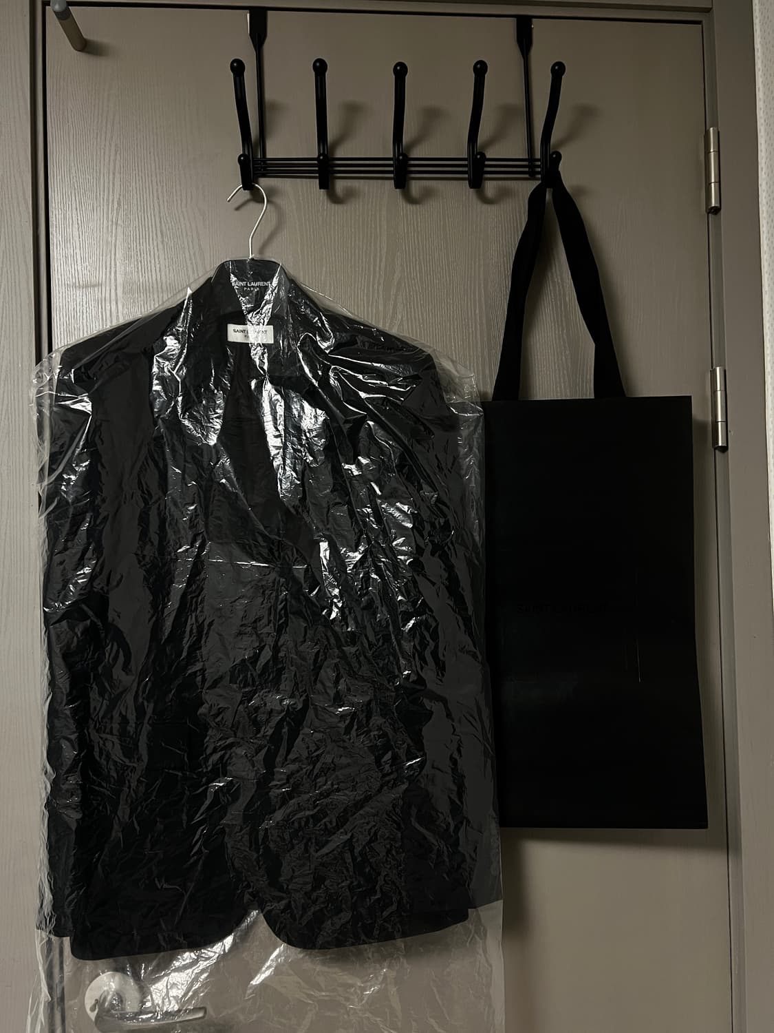 생로랑 버진울 스트레이트 칼라 싱글자켓 상품이미지9