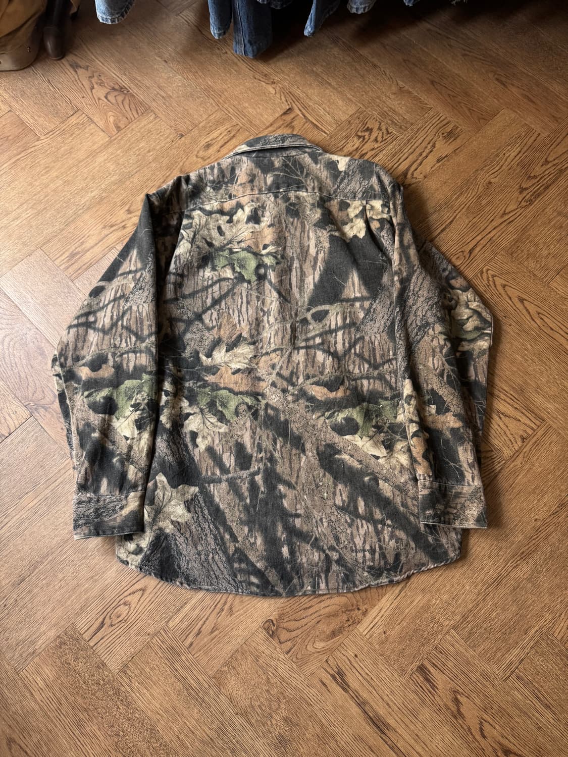 [L]90's REDHEAD USA Made 트리 카모 샤모아 헌팅 셔츠 상품이미지7