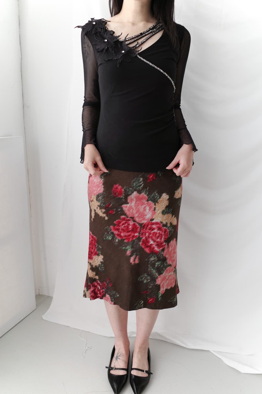 flower beads long sleeve 상품이미지7