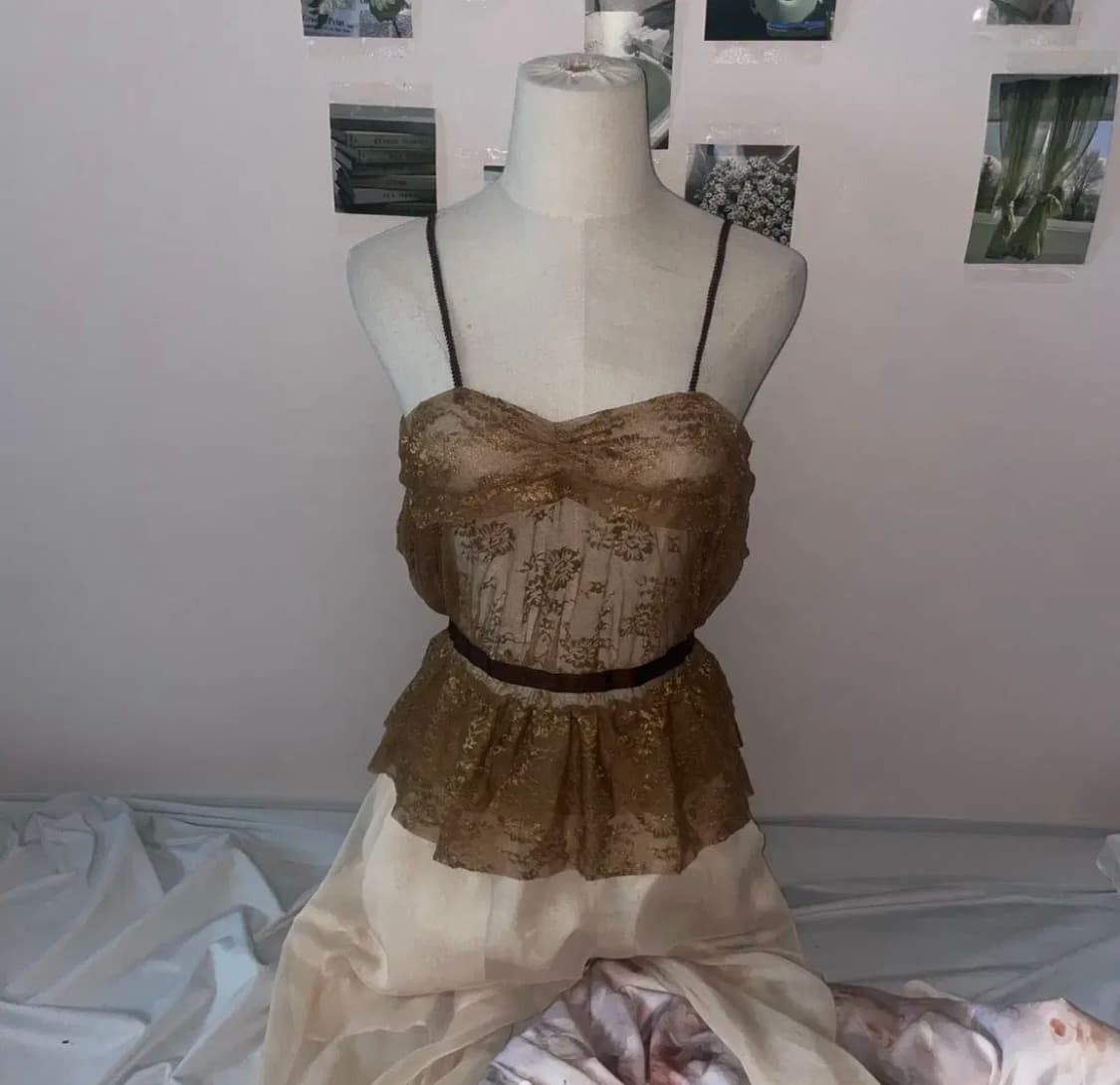 모카무스 나시 빈티지 나시 라떼갸루 일본빈티지 모리 사와코 하구미 상품이미지2