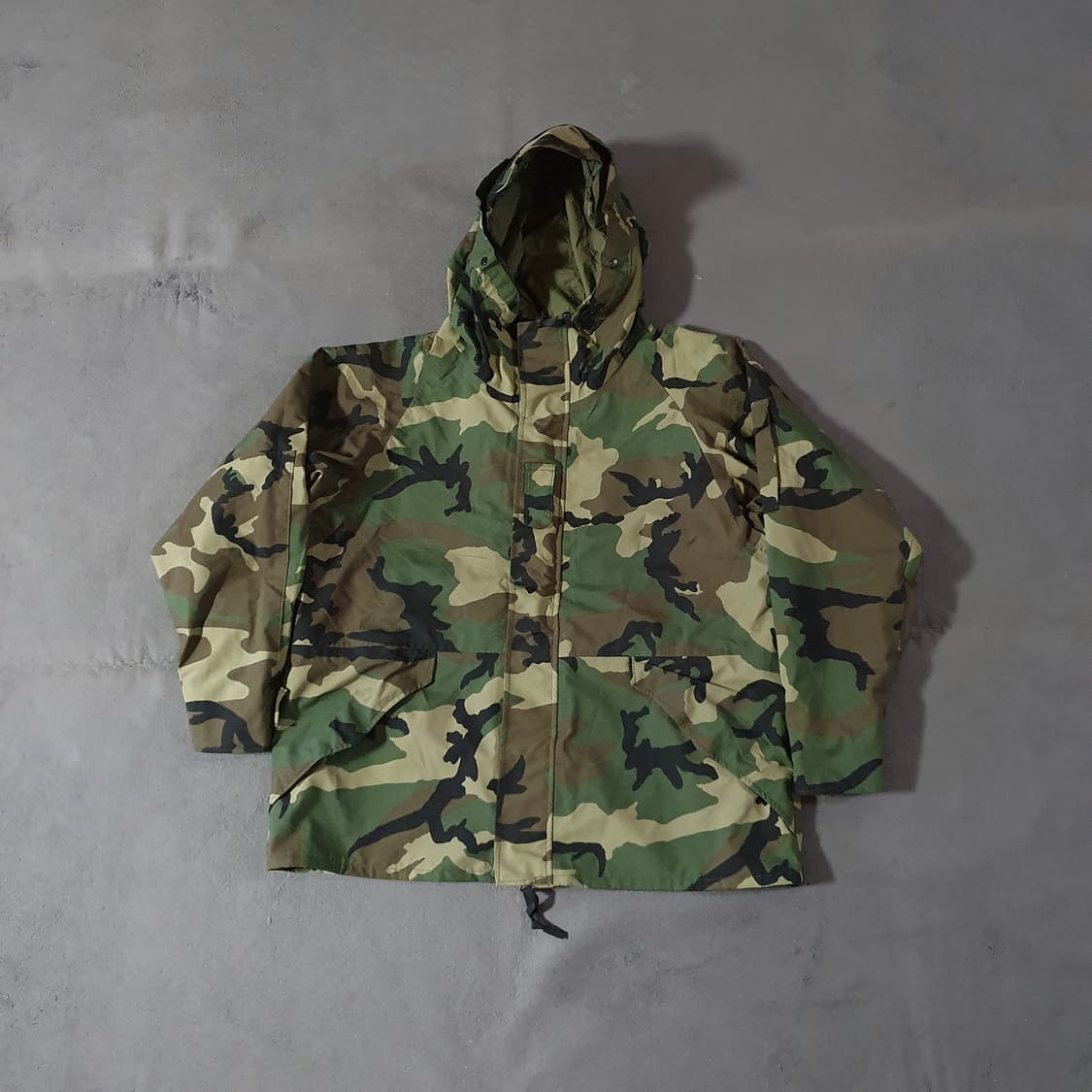 데드스탁 XL-R 새상품급 미군 우드랜드 고어텍스 자켓 바람막이 상품이미지1