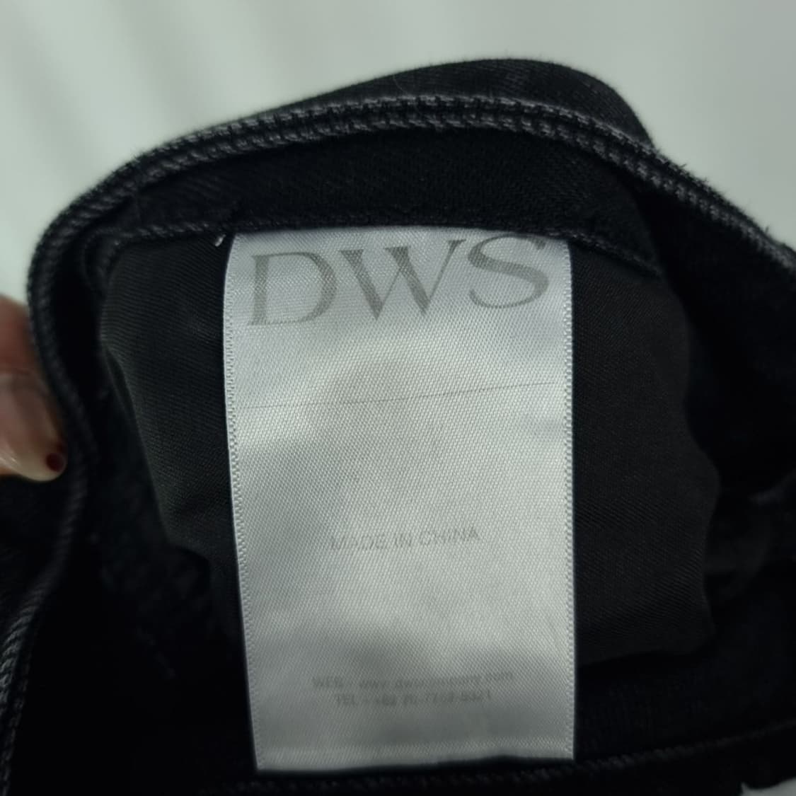 [아이돈워너셀] 흑청 와이드 커브드 블랙 데님 팬츠 M19355 상품이미지7