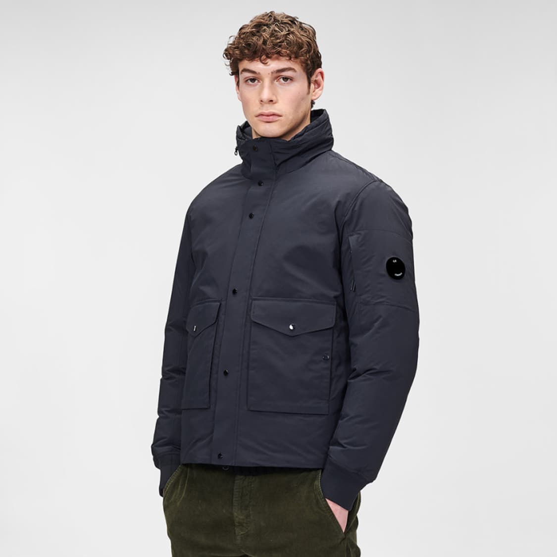 [새상품] CP컴퍼니 Micro-M 패딩 자켓 46(슬림m)다크 네이비 상품이미지3