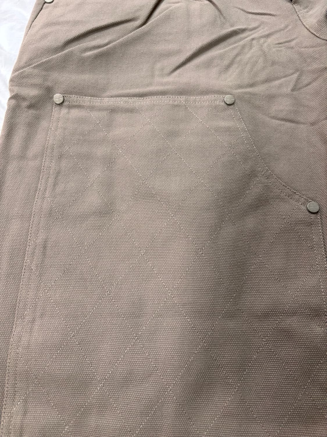 STITCH DOUBLE KNEE PANTS SAND 상품이미지2