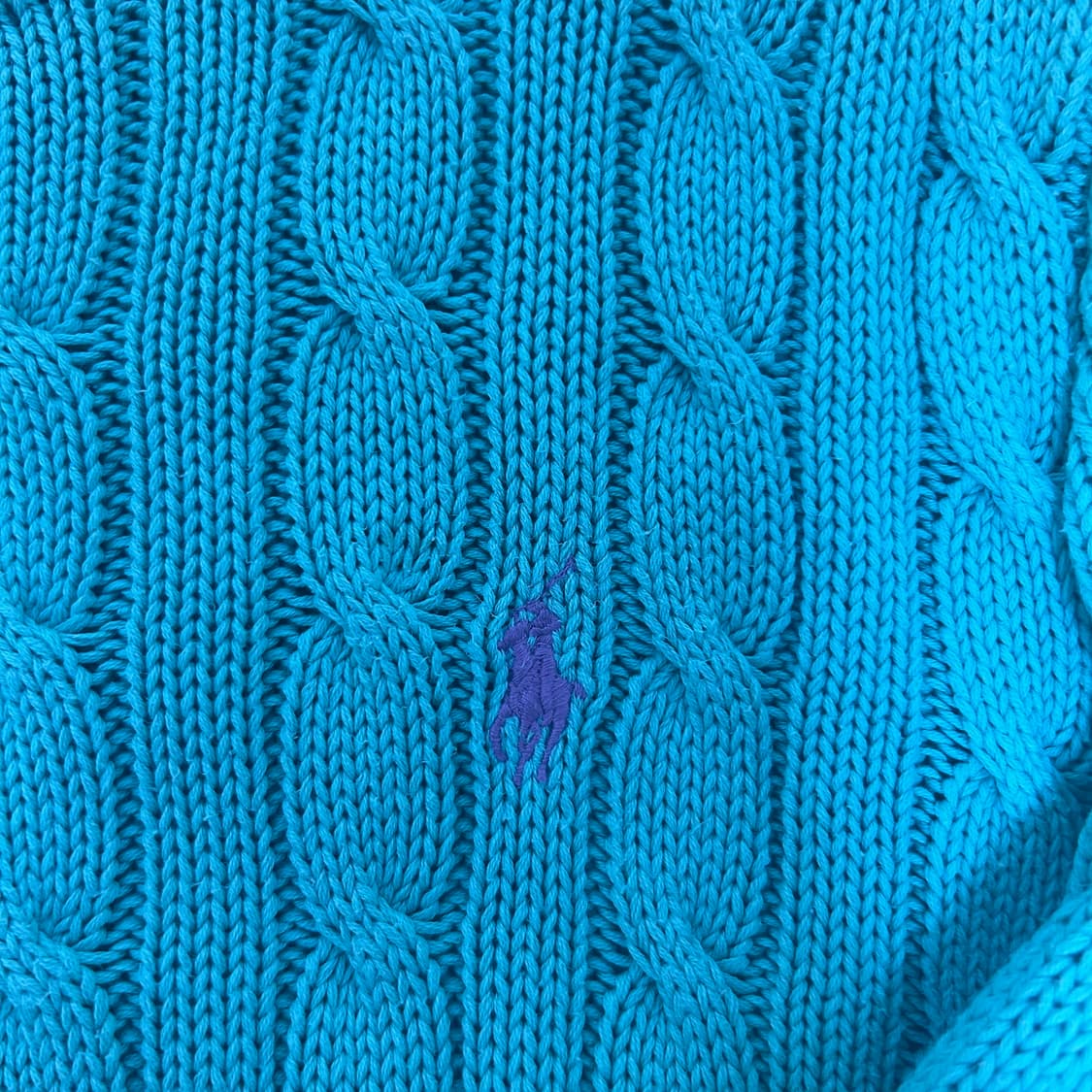 랄프로렌 케이블 니트 민트 여성 M 상품이미지3