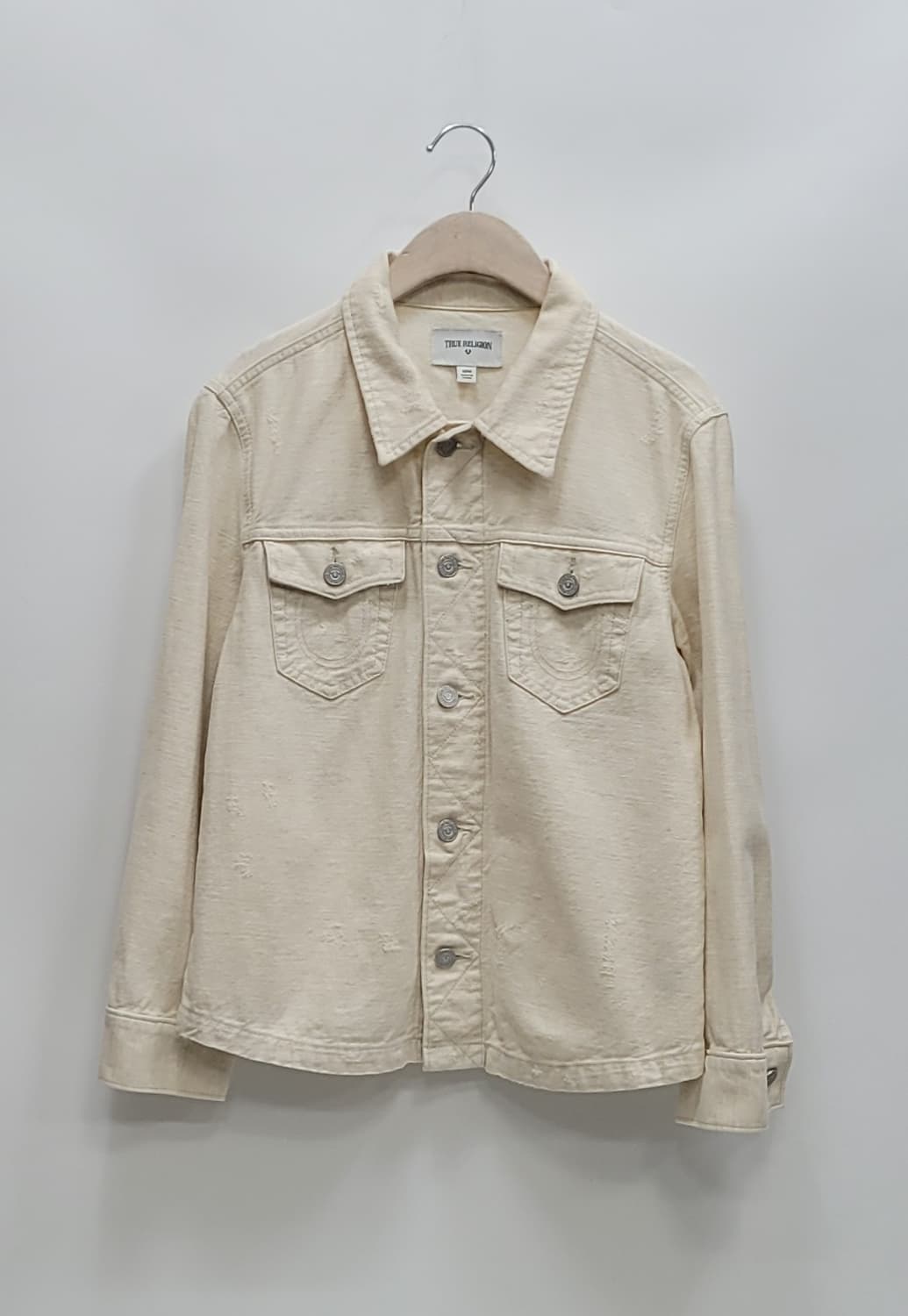 트루릴리전 데님 트러커 자켓 / 여 M 아이보리 
 상품이미지1