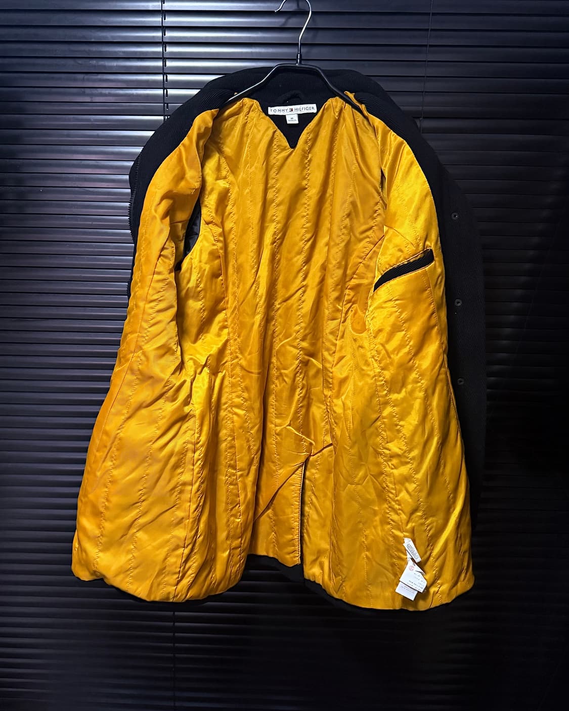 타미 힐피거 골덴 코듀로이 집업 숏 코트 누빔 하이넥 차이나 카라 펑크  상품이미지9