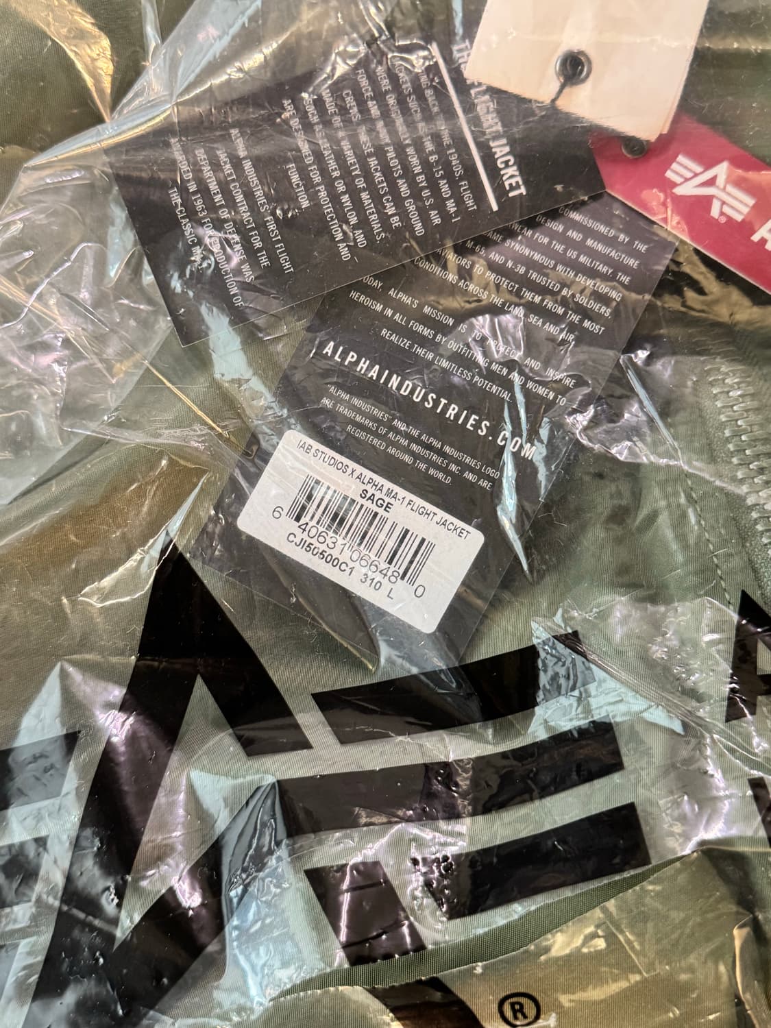 (새상품) IAB x Alpha Industries MA-1 자켓 상품이미지3