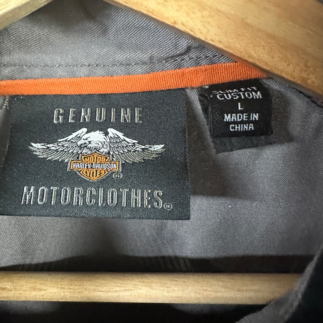 할리 데이비슨 배색 반팔 셔츠 상품이미지2