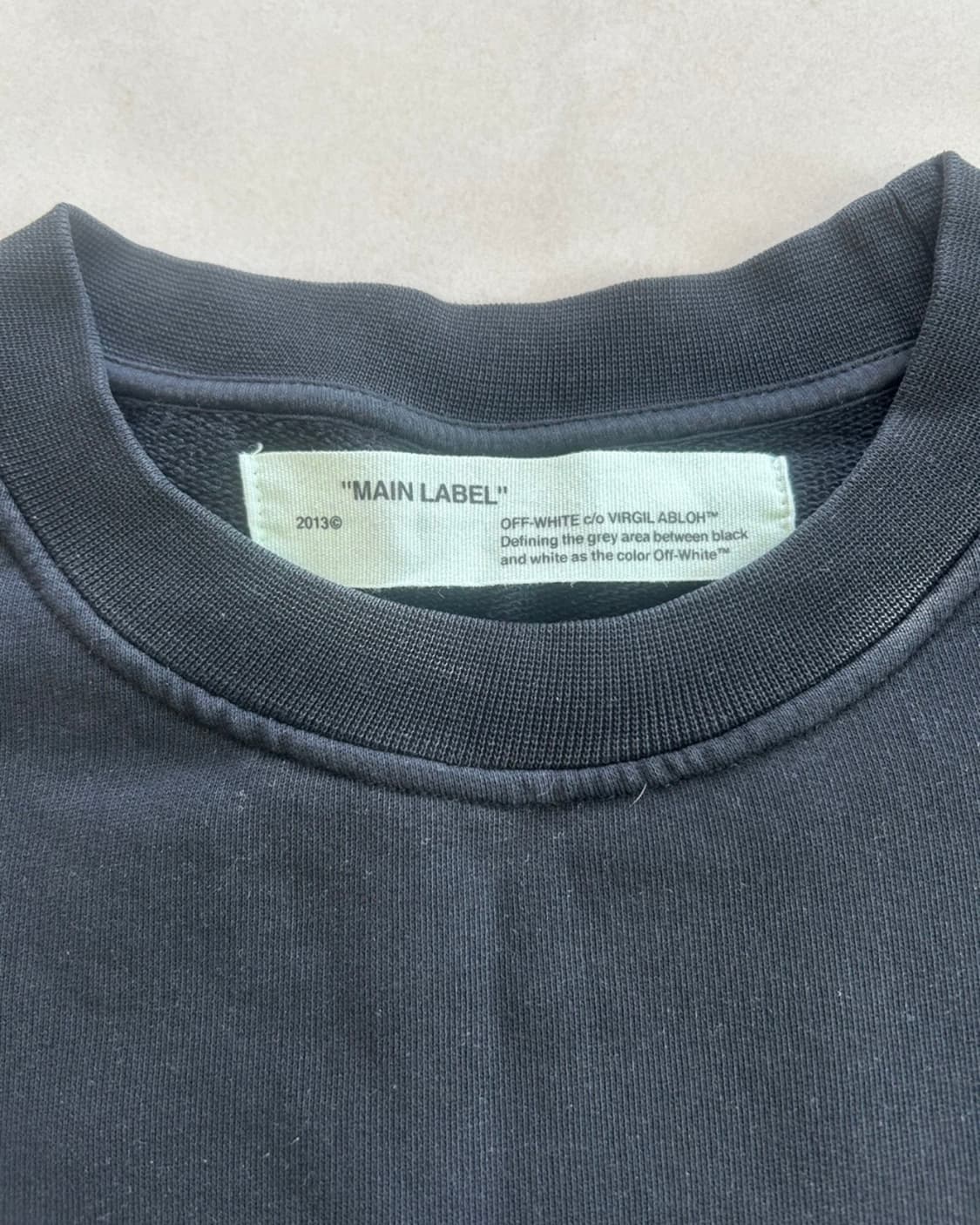 오프화이트 S 크루넥 스웨트셔츠 상품이미지3
