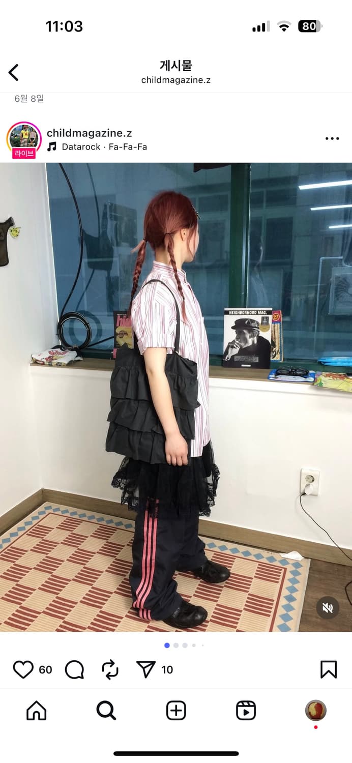 차일드매거진 버버리 핑크 차콜 코디세트 상품이미지1