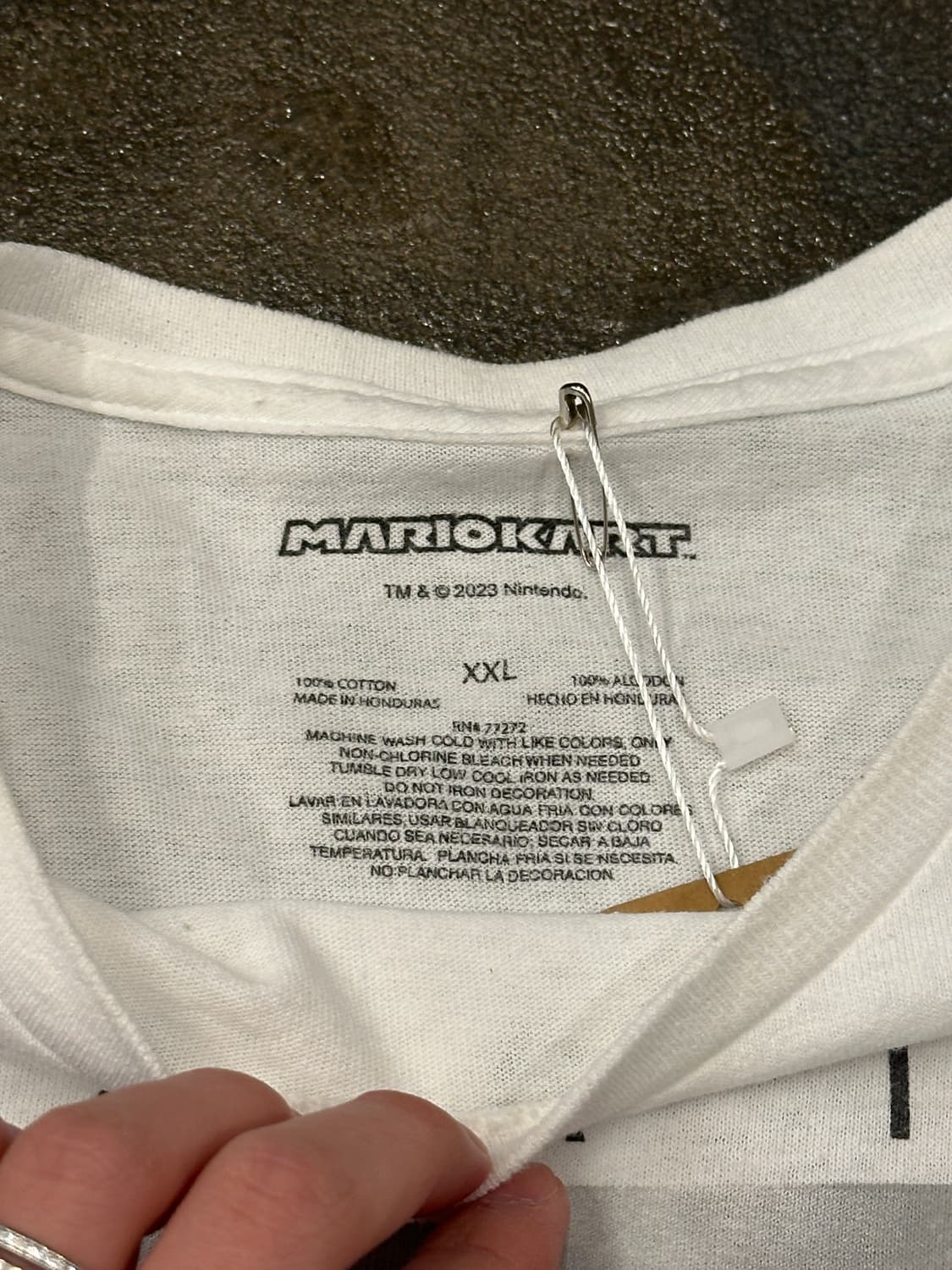 Super mario 마리오 카트 프린팅 반팔티 XXL 상품이미지4