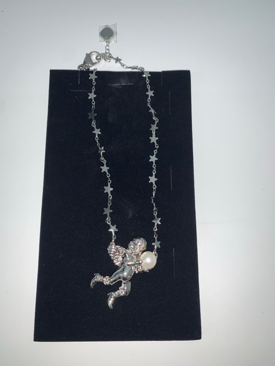 Angel in cowboy boots necklace white 상품이미지8