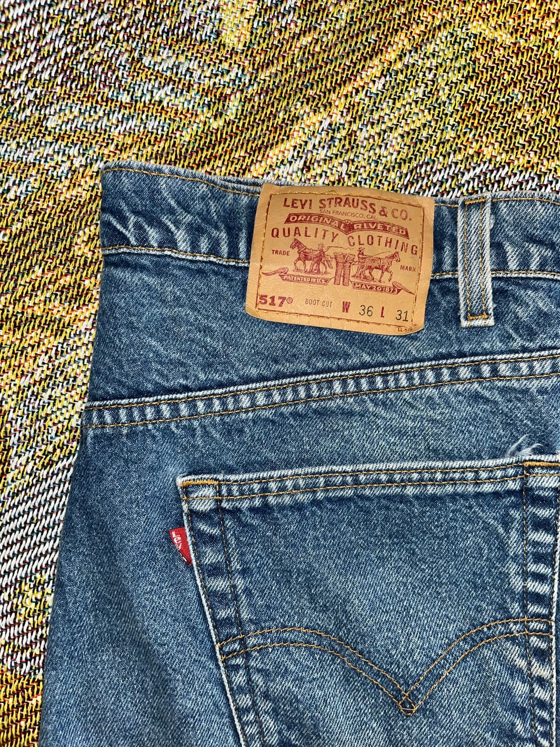 (Made in usa)리바이스 517 레드탭 36x31 판매 상품이미지7