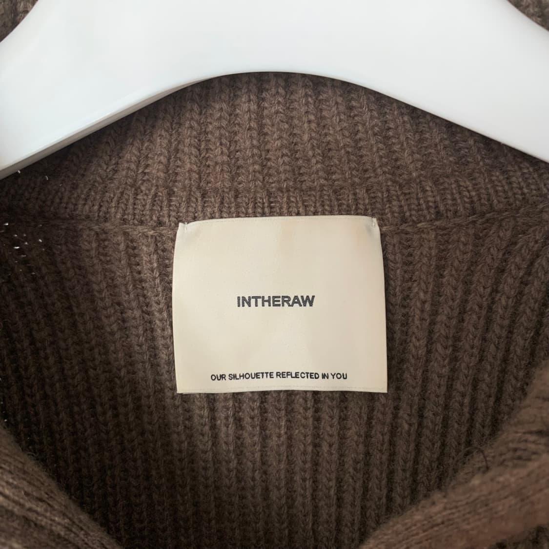 인더로우 하프집업 니트 XL 하프 집업 상품이미지4