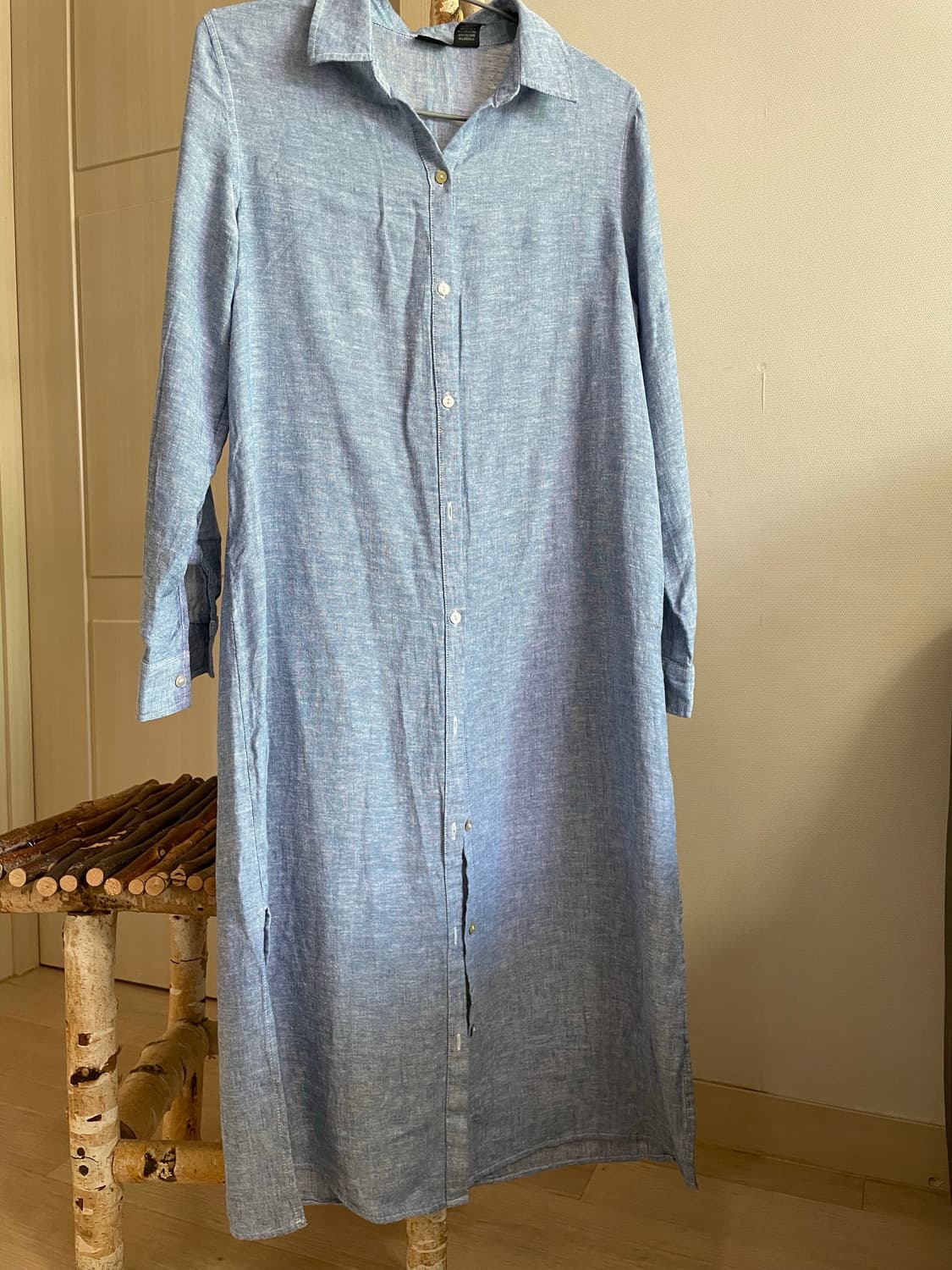 [무배/호주구매] 타하리 TAHARI 린넨 레이온 맥시 셔츠 원피스 55 상품이미지1