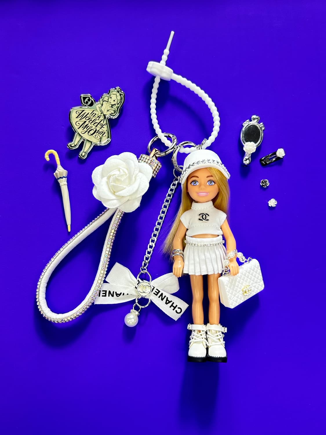 (17)바비키링 정품USA 마텔사 바비인형 커스텀키링 상품이미지1