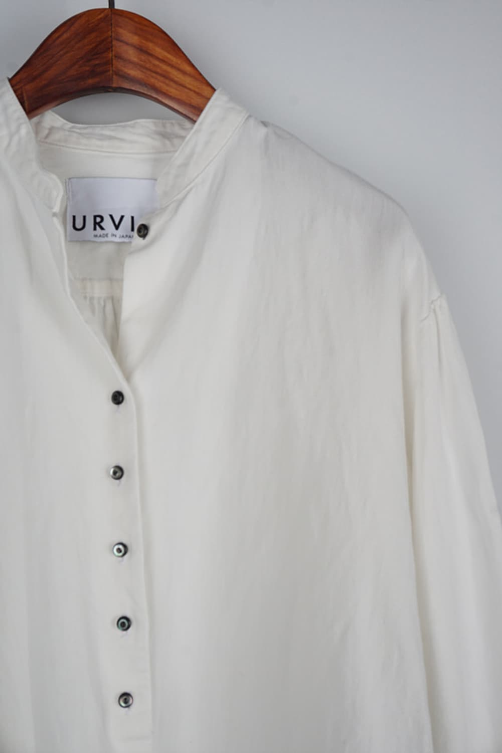  URVIN antique-like stand collar shirt 상품이미지2