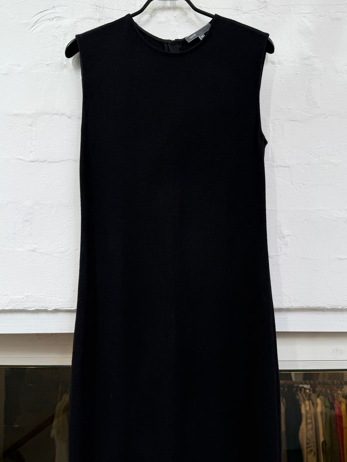 Vince 빈스 블랙 슬리브리스 비스코스 원피스 XS 상품이미지3