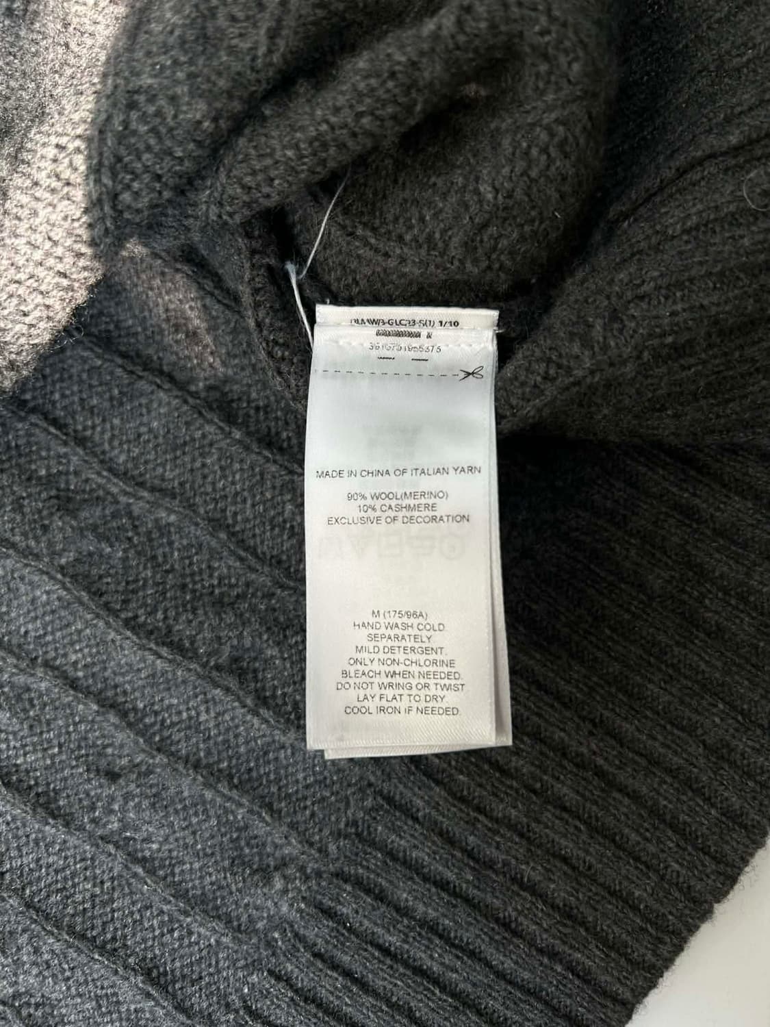 [M] 폴로 랄프로렌 울 캐시미어 차콜 니트 스웨터 상품이미지7