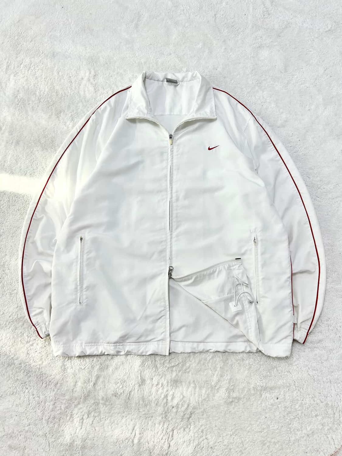 나이키 스우시 화이트 투웨이 바람막이 상품이미지6