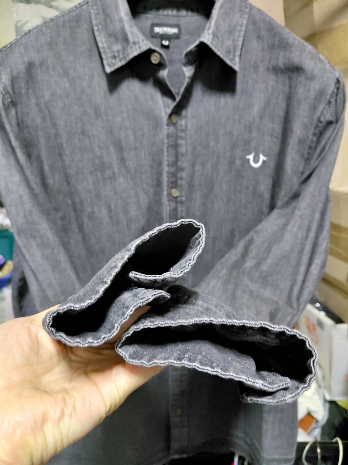 [트루릴리젼]데님 셔츠 110사이즈 상품이미지8